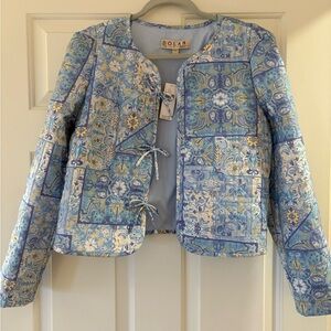 Dolan Women's Blue Floral Jacket